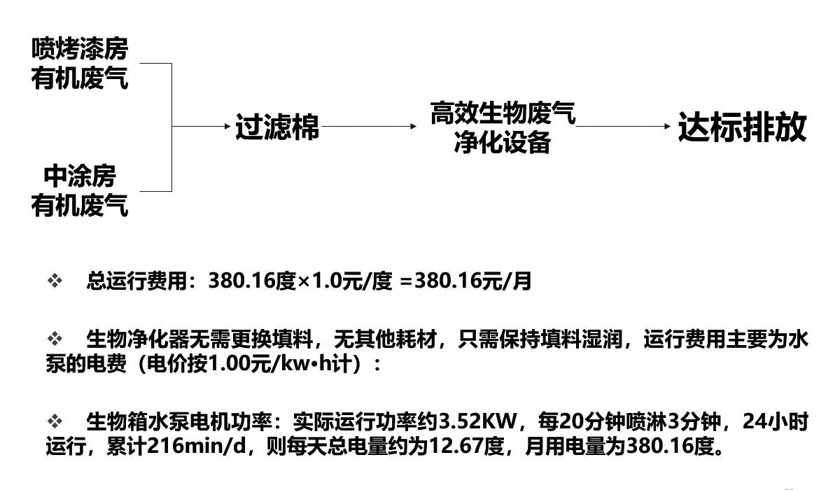 工艺流程及案例运行费用